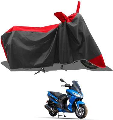 SK AUTO Two Wheeler Cover for Aprilia(Red, Black)