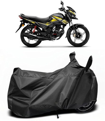 SK AUTO Two Wheeler Cover for Honda(CB Shine, Black)