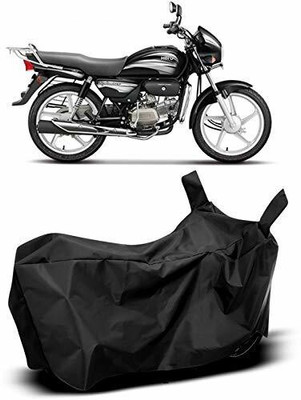 SK AUTO Two Wheeler Cover for Hero(Splendor, Black)