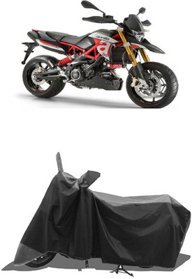 SUGASHRI Waterproof Two Wheeler Cover for Bajaj(Dominar 400, Grey, Black)
