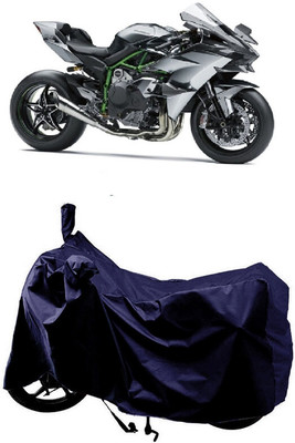 SUGASHRI Waterproof Two Wheeler Cover for Kawasaki(Ninja H2, Blue)
