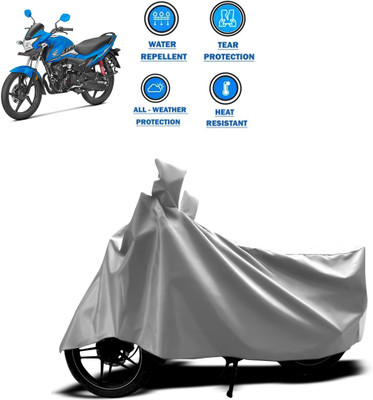 GOSHIV-car and bike accessories Two Wheeler Cover for Honda(Livo, Silver)