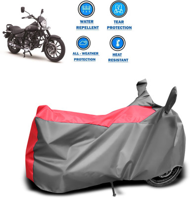 CODOKI Two Wheeler Cover for Bajaj(Avenger 180 Street, Grey)