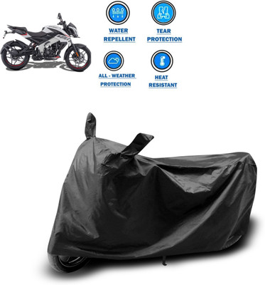 CODOKI Two Wheeler Cover for Bajaj(Pulsar 160 NS DTS-i, Black)