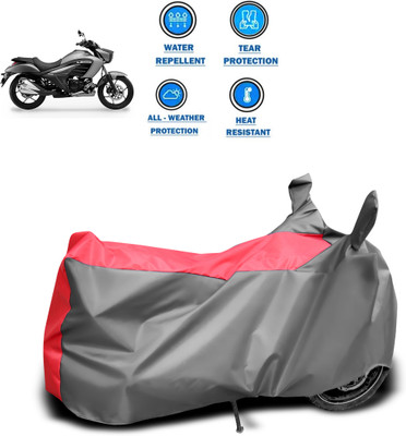 GOSHIV-car and bike accessories Two Wheeler Cover for Suzuki(intruder 150, Grey)
