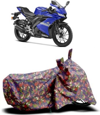 SUGASHRI Waterproof Two Wheeler Cover for Yamaha(R15S, Multicolor)