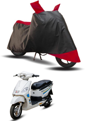 SK AUTO Two Wheeler Cover for Hero(Electric NYX, Red, Black)