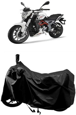 SUGASHRI Waterproof Two Wheeler Cover for DSK Benelli(TNT 25, Black)