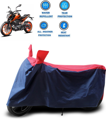 CODOKI Two Wheeler Cover for KTM(Duke 200, Red)