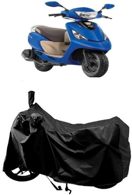 SUGASHRI Waterproof Two Wheeler Cover for TVS(Zest 110, Black)