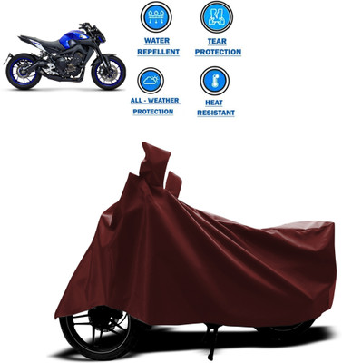 CODOKI Waterproof Two Wheeler Cover for Yamaha(MT 09, Maroon)