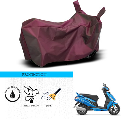 ANTHUB Waterproof Two Wheeler Cover for Hero(Maestro, Maroon)