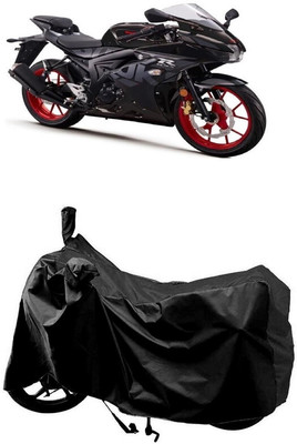 SUGASHRI Waterproof Two Wheeler Cover for Suzuki(GSX R150, Black)