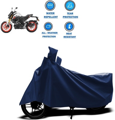 GOSHIV-car and bike accessories Two Wheeler Cover for Yamaha(Blue)