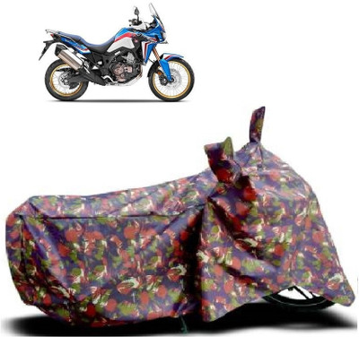SUGASHRI Waterproof Two Wheeler Cover for Honda(CRF1000L Africa Twin BS6, Multicolor)