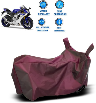 CODOKI Waterproof Two Wheeler Cover for Yamaha(YZF R1, Maroon)