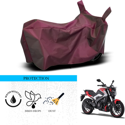 ANTHUB Waterproof Two Wheeler Cover for Bajaj(Dominar 250, Maroon)