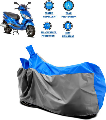 CODOKI Two Wheeler Cover for Bajaj(Blade 125, Grey)