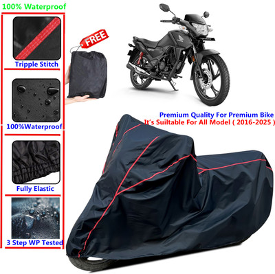KaparDineX Waterproof Two Wheeler Cover for Honda(SP 125, Black)