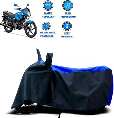CODOKI Two Wheeler Cover for Hero(Glamour FI, Blue)
