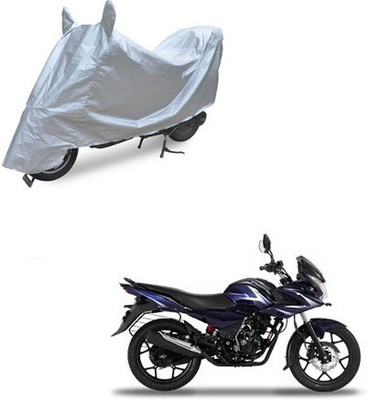SK AUTO Waterproof Two Wheeler Cover for Bajaj(Discover 150 f, Silver)