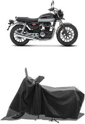 SUGASHRI Waterproof Two Wheeler Cover for Honda(Hness CB350, Grey, Black)