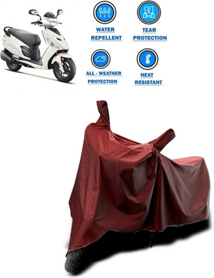 CODOKI Waterproof Two Wheeler Cover for Hero(Dash, Maroon)