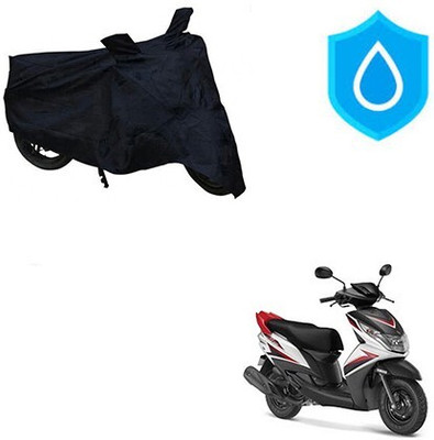DeepShakshi AUTOMOTIVE Waterproof Two Wheeler Cover for Yamaha(Ray Z, Black)