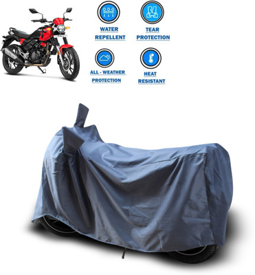 GOSHIV-car and bike accessories Waterproof Two Wheeler Cover for Hero(Grey)