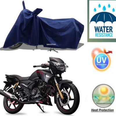 MMSSTAR Waterproof Two Wheeler Cover for Yamaha(Alpha BS6, Blue)