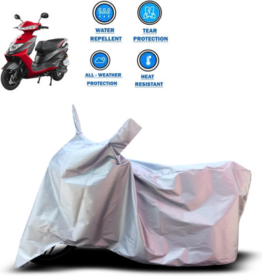 CODOKI Two Wheeler Cover for Ampere(Zeal, Silver)