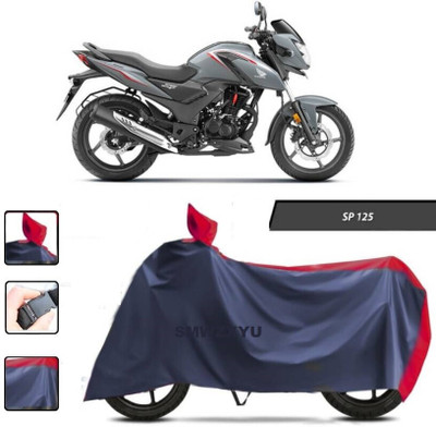 SK AUTO Waterproof Two Wheeler Cover for Honda(SP125, Red, Blue)