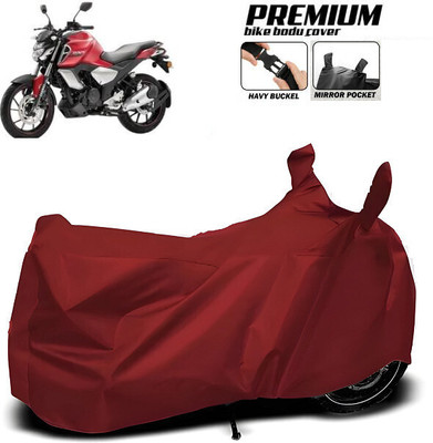 SK AUTO Waterproof Two Wheeler Cover for Hero, Honda, Bajaj, TVS, Suzuki(Maroon)