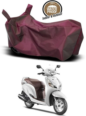 SK AUTO Two Wheeler Cover for Honda(Aviator, Maroon)