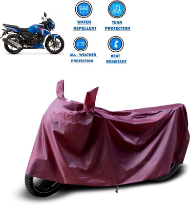 CODOKI Waterproof Two Wheeler Cover for TVS(Apache RTR 180, Maroon)