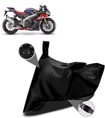 DeepShakshi AUTOMOTIVE Two Wheeler Cover for Aprilia(RSV4, Black)