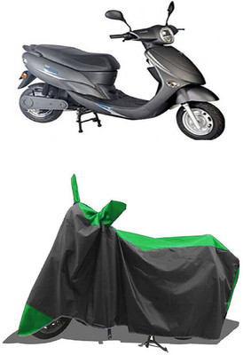 SUGASHRI Waterproof Two Wheeler Cover for Avon(E Star, Green, Black)