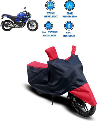 PAGORA Two Wheeler Cover for Yamaha(FZ S V3.0 FI, Red)