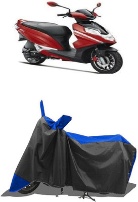 SUGASHRI Waterproof Two Wheeler Cover for Hero(Dare BS6, Blue, Black)