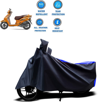 PAGORA Two Wheeler Cover for TVS(Wego, Blue)
