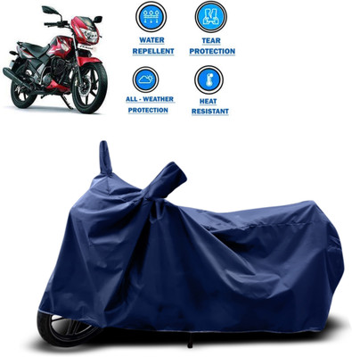CODOKI Two Wheeler Cover for TVS(Flame 125, Blue)