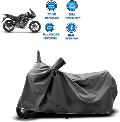 CODOKI Two Wheeler Cover for Bajaj(Pulsar 220 DTS-i, Grey)