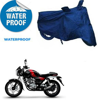 SK AUTO Waterproof Two Wheeler Cover for Bajaj(V 150, Blue)