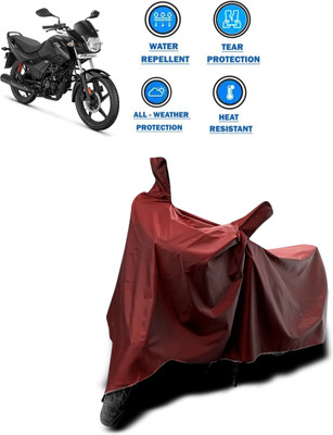 CODOKI Waterproof Two Wheeler Cover for Hero(Passion Plus, Maroon)