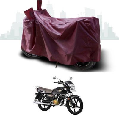 SK AUTO Two Wheeler Cover for TVS(Radeon, Maroon)