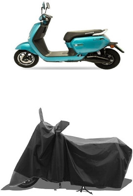 SUGASHRI Waterproof Two Wheeler Cover for Okinawa(Lite, Grey, Black)