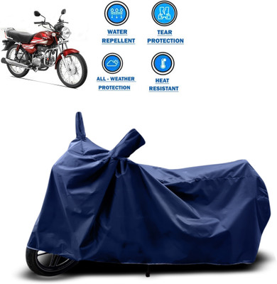 CODOKI Two Wheeler Cover for Hero(HF Dawn, Blue)
