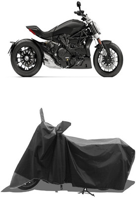 SUGASHRI Waterproof Two Wheeler Cover for Ducati(XDiavel, Grey, Black)