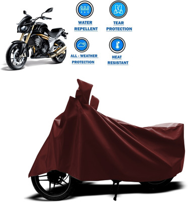 CODOKI Waterproof Two Wheeler Cover for Mahindra(Mojo, Maroon)