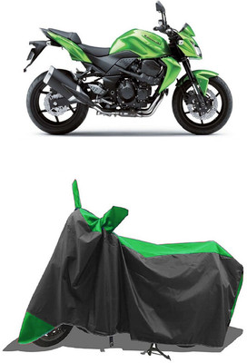 SUGASHRI Waterproof Two Wheeler Cover for Kawasaki(Z750, Green, Black)
